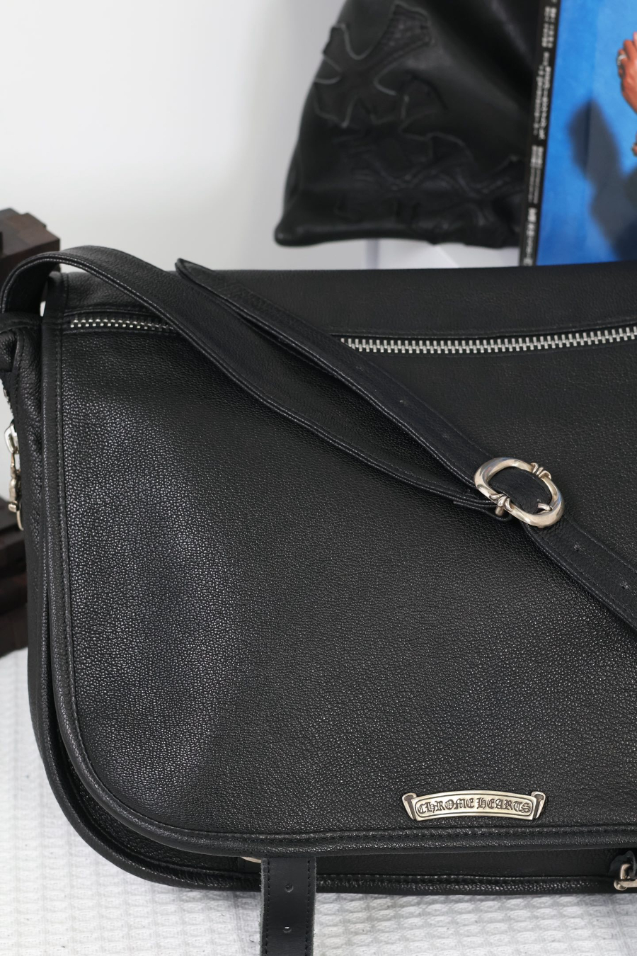 Chrome Hearts Gunslinger Messenger Bag 크롬하츠 건슬링거 메신저 백 19