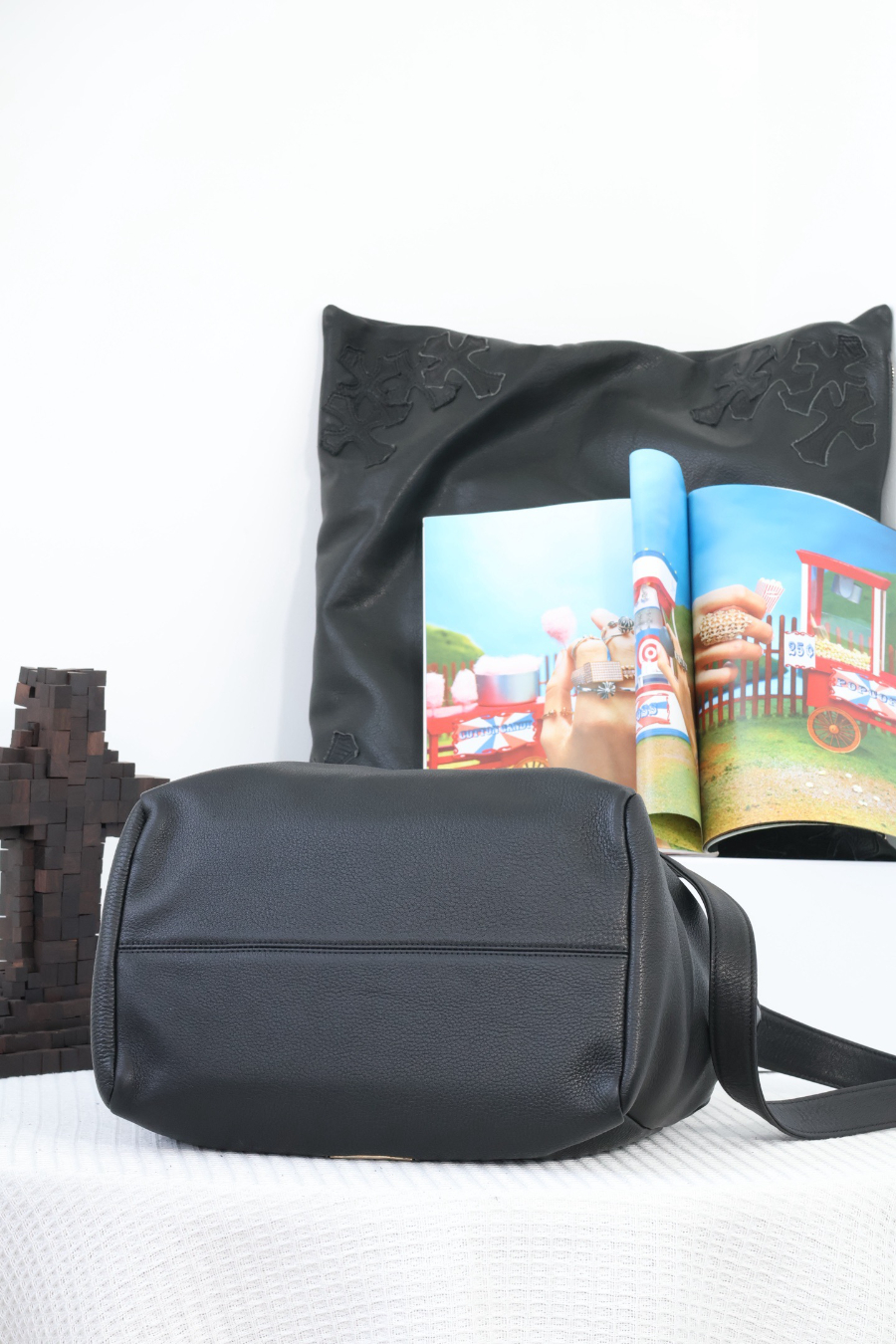 Chrome Hearts Cross Drawstring Bucket Bag 크롬하츠 크로스 드로스트링 버킷 백 15