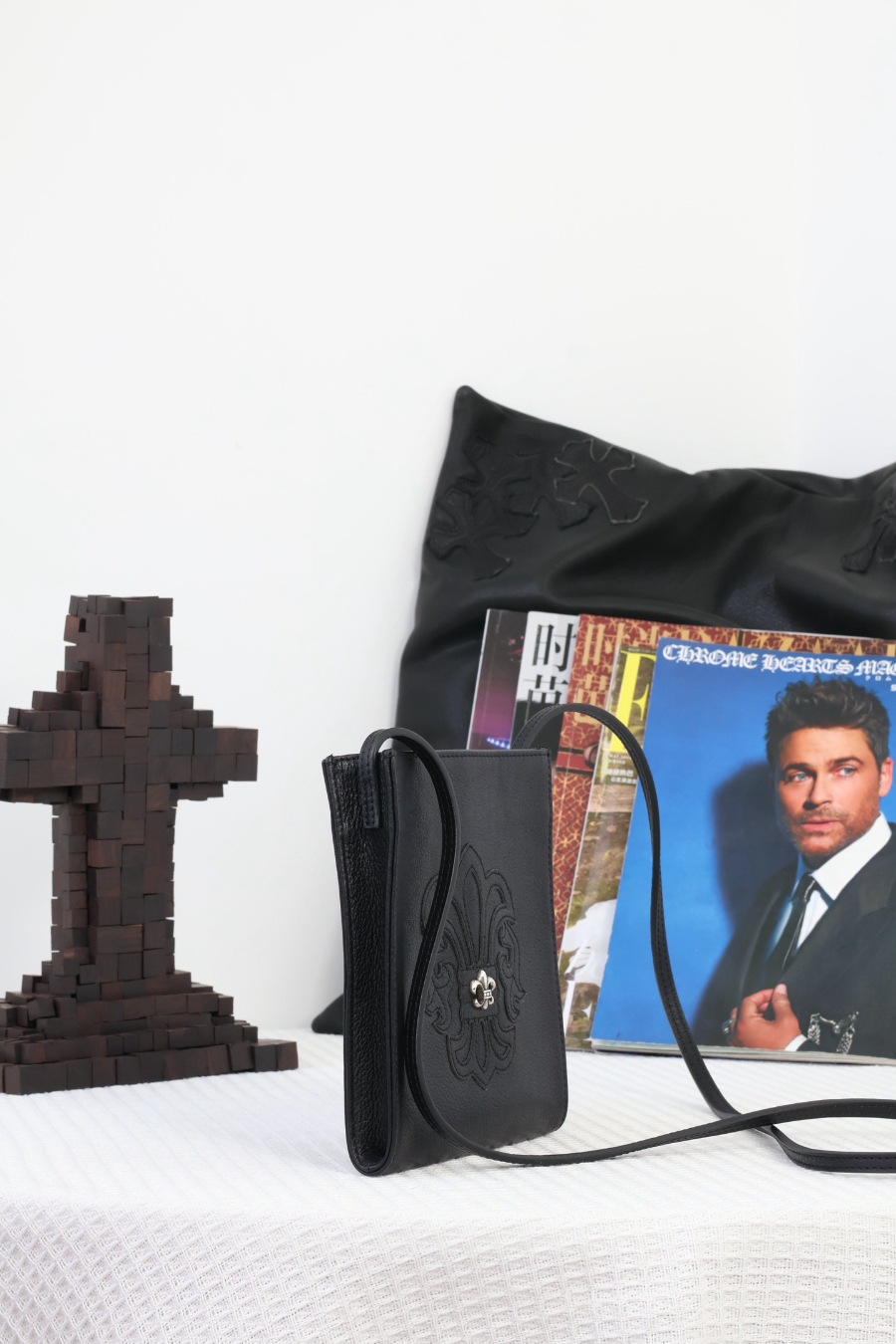 Chrome Hearts Square Pocket Cross Bag 크롬하츠 스퀘어 포켓 크로스 백 12