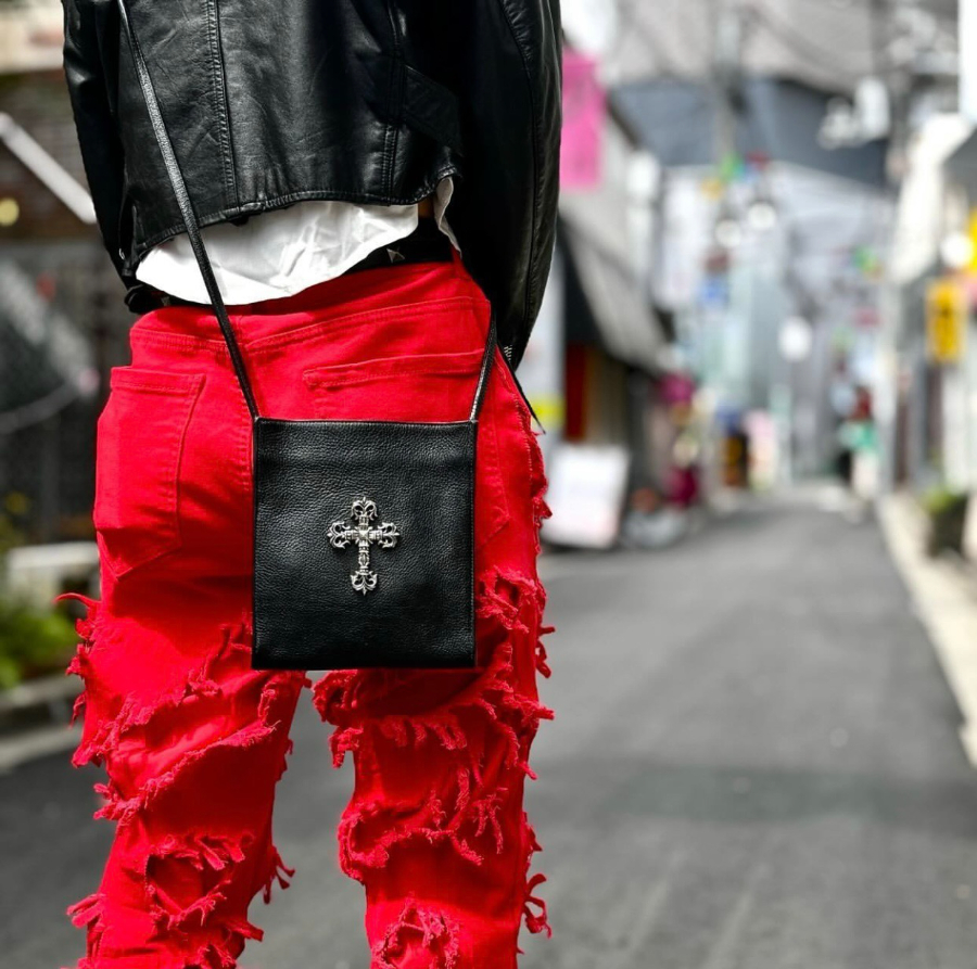Chrome Hearts Square Pocket Cross Plate Cross Bag 크롬하츠 스퀘어 포켓 십자 플레이트 크로스 백 1