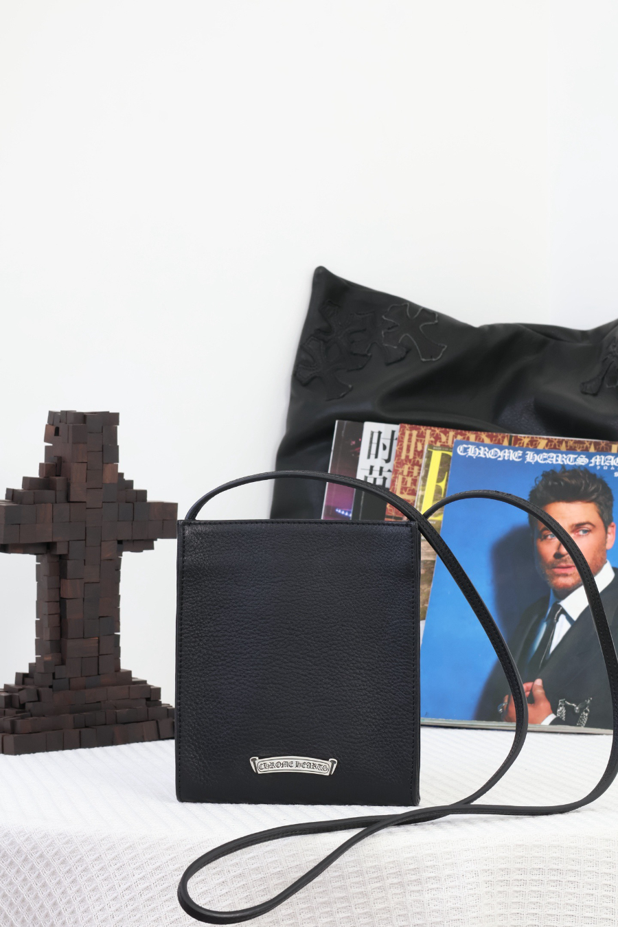 Chrome Hearts Square Pocket Cross Plate Cross Bag 크롬하츠 스퀘어 포켓 십자 플레이트 크로스 백 12