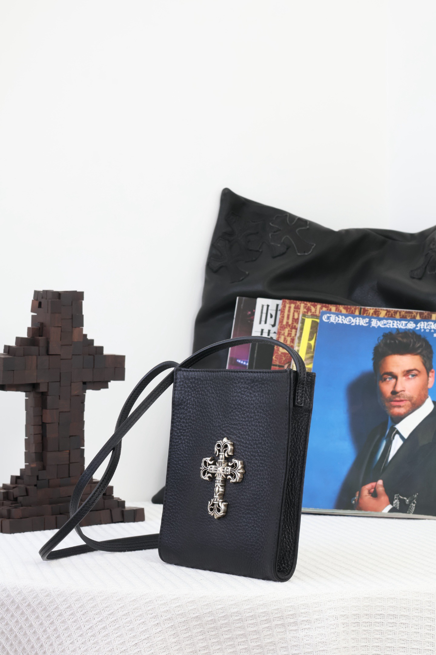 Chrome Hearts Square Pocket Cross Plate Cross Bag 크롬하츠 스퀘어 포켓 십자 플레이트 크로스 백 13