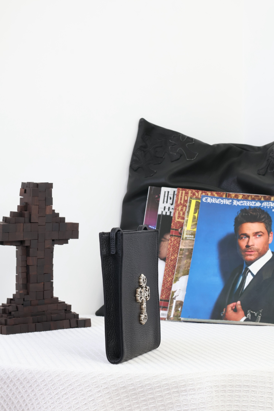 Chrome Hearts Square Pocket Cross Plate Cross Bag 크롬하츠 스퀘어 포켓 십자 플레이트 크로스 백 14