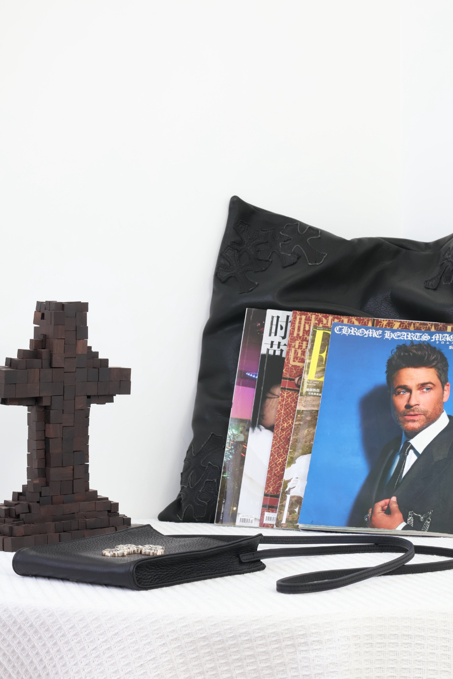 Chrome Hearts Square Pocket Cross Plate Cross Bag 크롬하츠 스퀘어 포켓 십자 플레이트 크로스 백 15