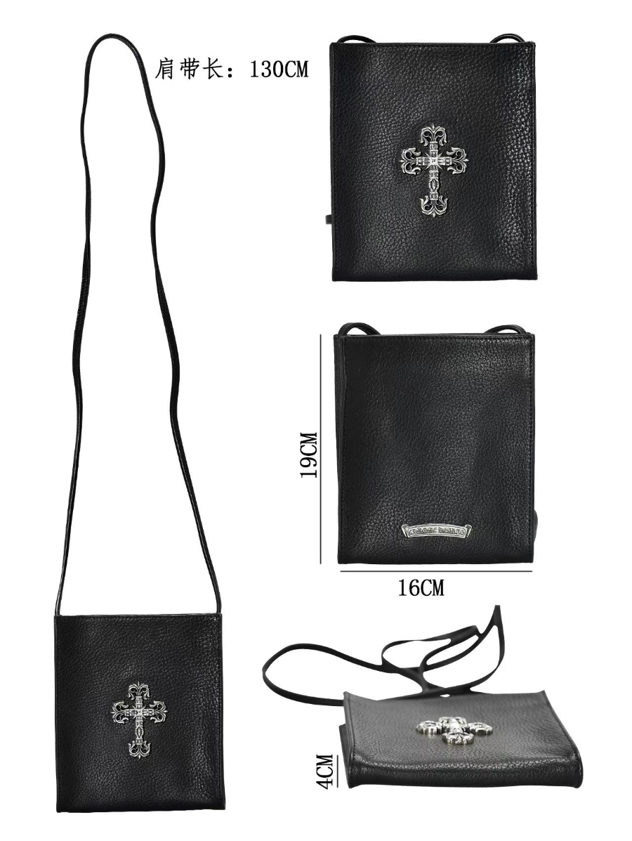 Chrome Hearts Square Pocket Cross Plate Cross Bag 크롬하츠 스퀘어 포켓 십자 플레이트 크로스 백 25