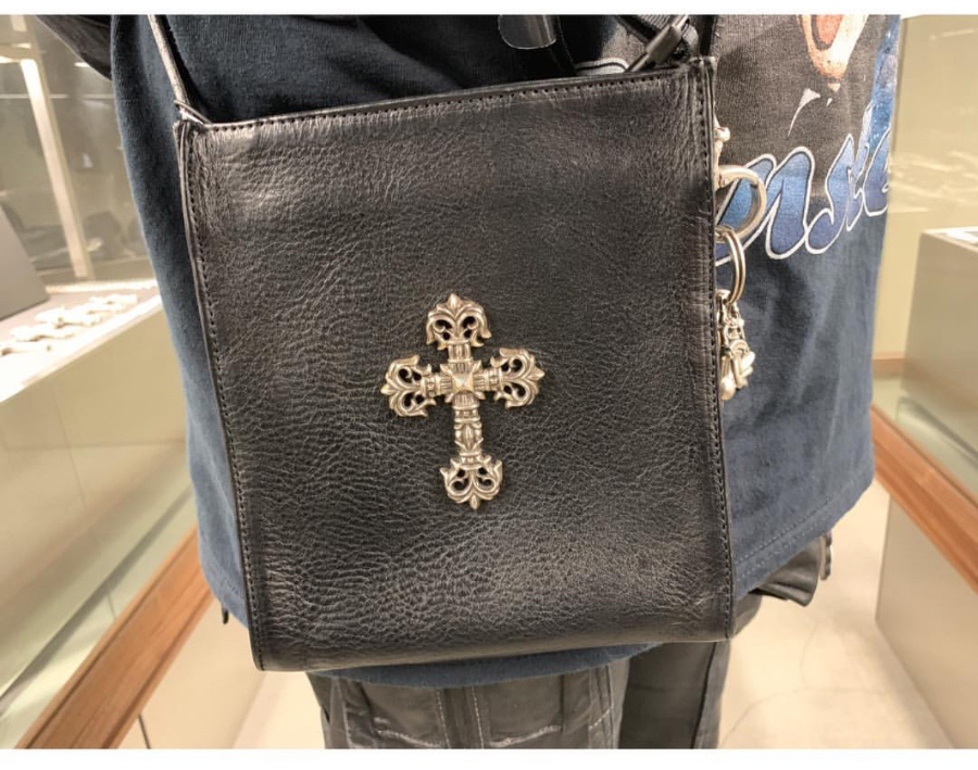Chrome Hearts Square Pocket Cross Plate Cross Bag 크롬하츠 스퀘어 포켓 십자 플레이트 크로스 백 28