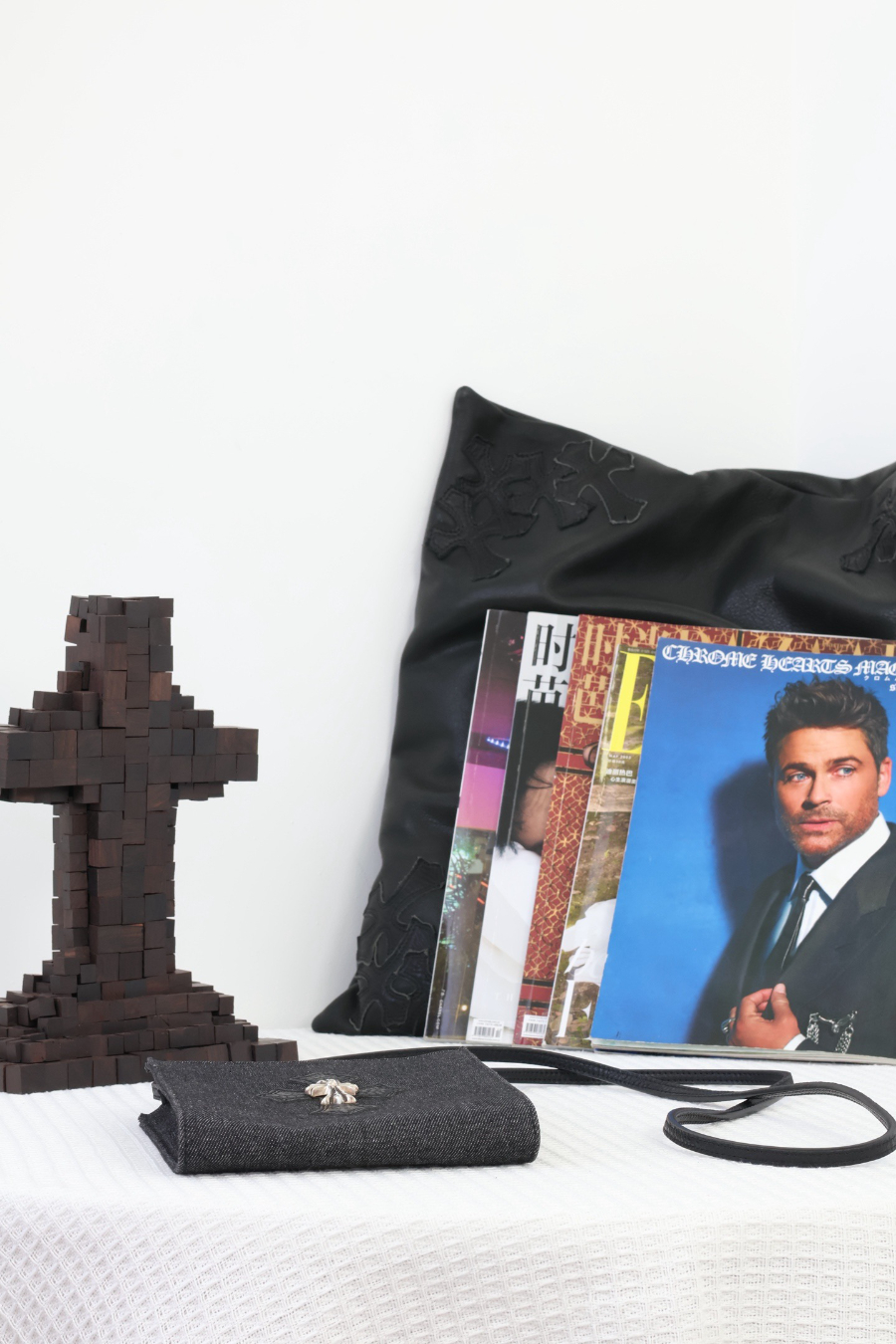 Chrome Hearts Square Pocket Denim Cross Patch Bag 크롬하츠 스퀘어 포켓 데님 십자 패치 크로스 백 17