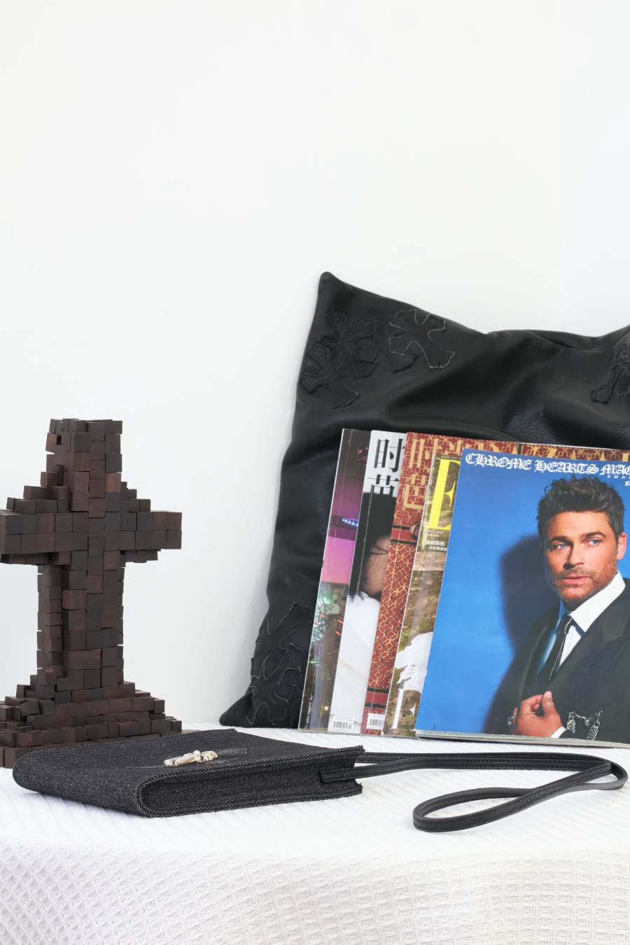 Chrome Hearts Square Pocket Denim Cross Patch Bag 크롬하츠 스퀘어 포켓 데님 십자 패치 크로스 백 18