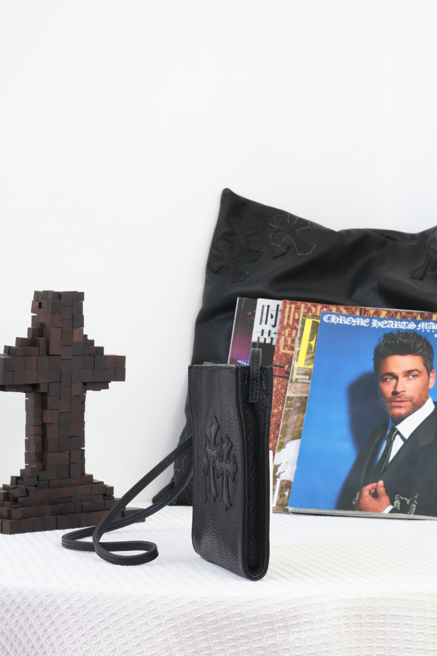 Chrome Hearts Square Pocket Crossbody 크롬하츠 스퀘어 포켓 크로스바디 백 14