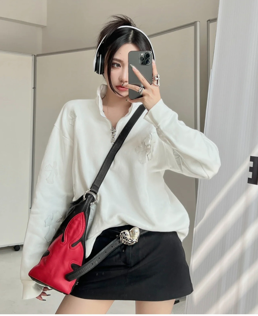 Chrome Hearts Little Lyon Shoulder Bag 크롬하츠 리틀 라이온 숄더백 레드네온버 9