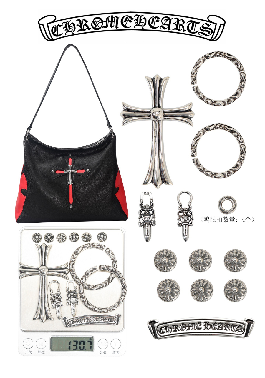 Chrome Hearts Little Lyon Shoulder Bag 크롬하츠 리틀 라이온 숄더백 레드네온버 25