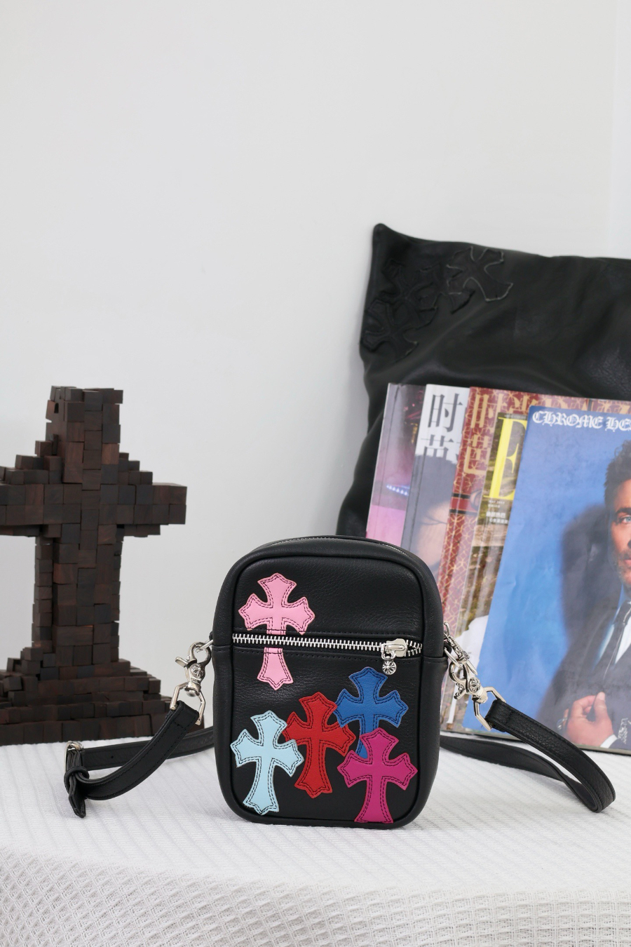 Chrome Hearts TAKA Color Patch Mini Crossbody 크롬하츠 타카 컬러 패치 미니 크로스바디 백 12