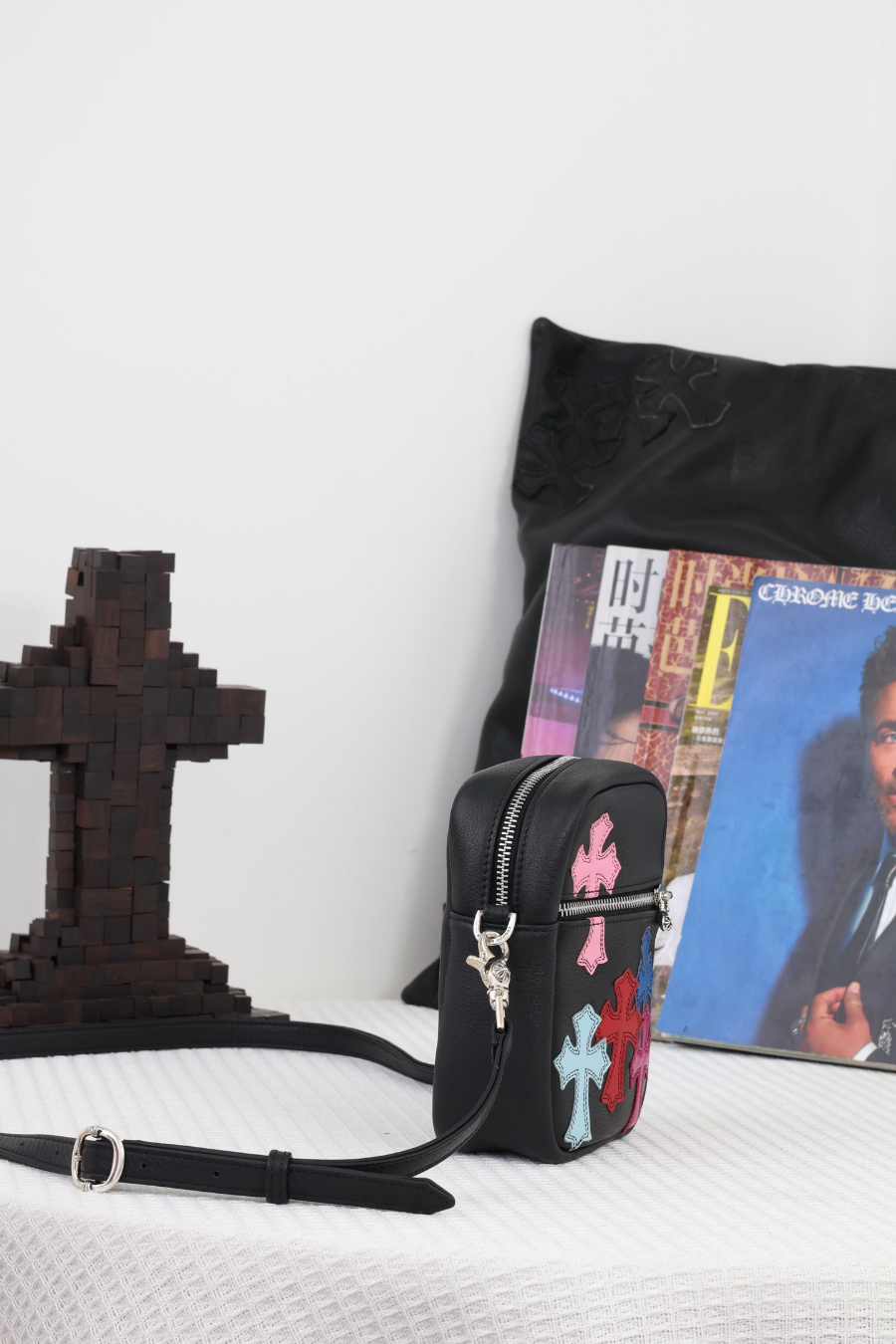 Chrome Hearts TAKA Color Patch Mini Crossbody 크롬하츠 타카 컬러 패치 미니 크로스바디 백 13