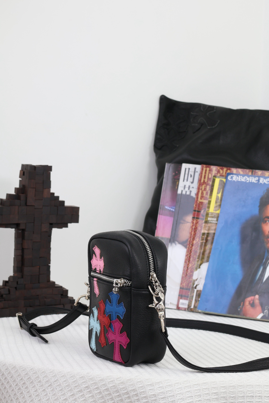 Chrome Hearts TAKA Color Patch Mini Crossbody 크롬하츠 타카 컬러 패치 미니 크로스바디 백 14