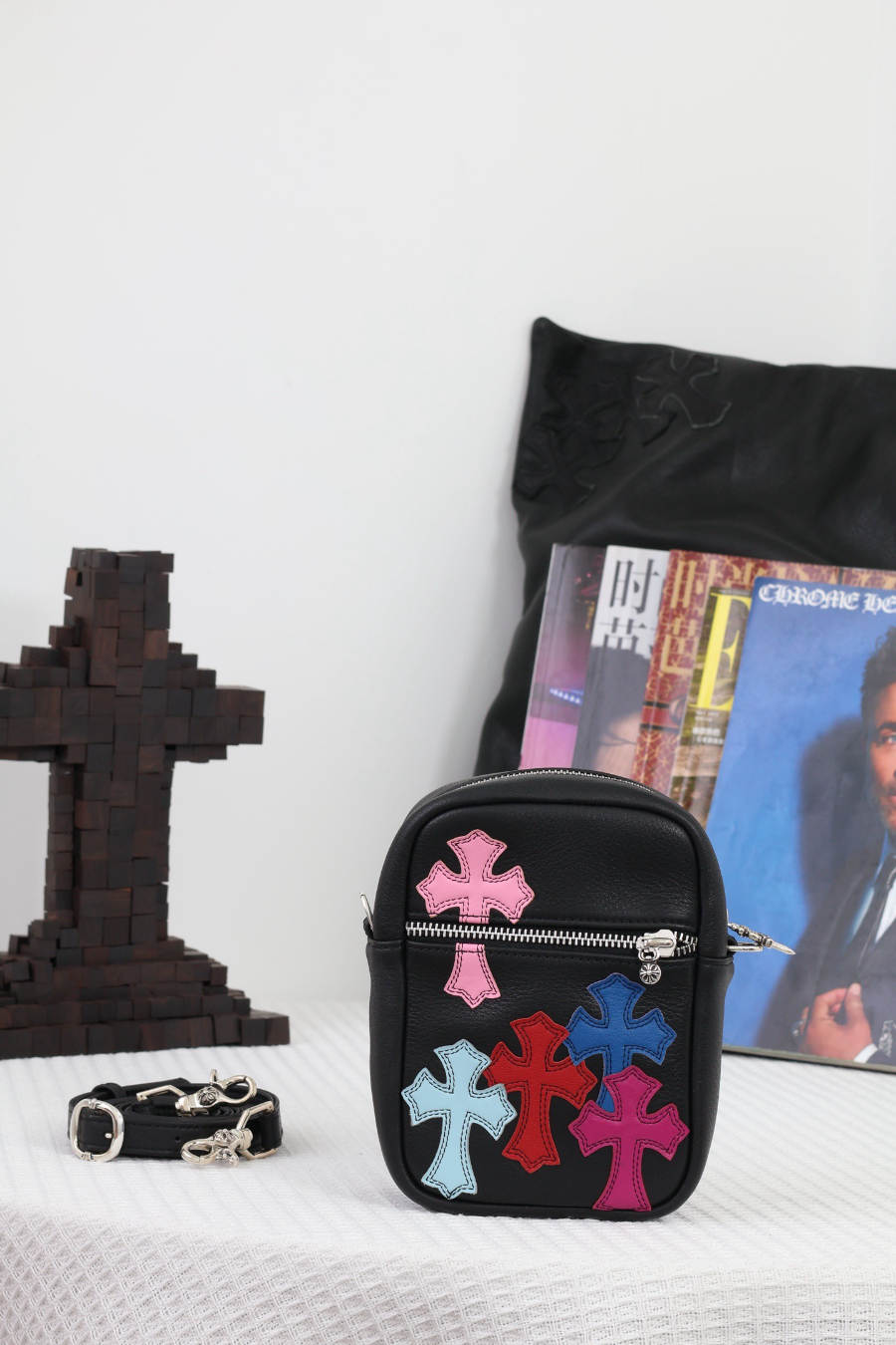 Chrome Hearts TAKA Color Patch Mini Crossbody 크롬하츠 타카 컬러 패치 미니 크로스바디 백 19