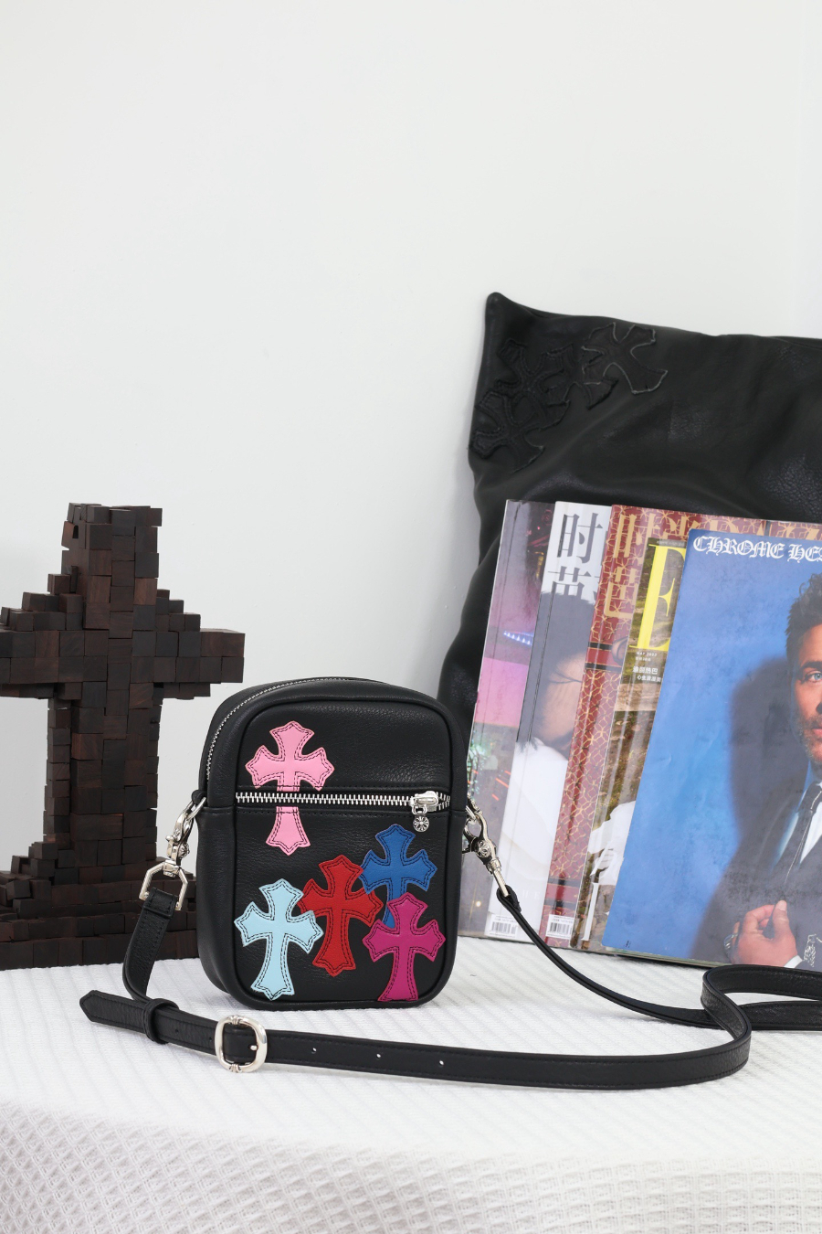 Chrome Hearts TAKA Color Patch Mini Crossbody 크롬하츠 타카 컬러 패치 미니 크로스바디 백 20