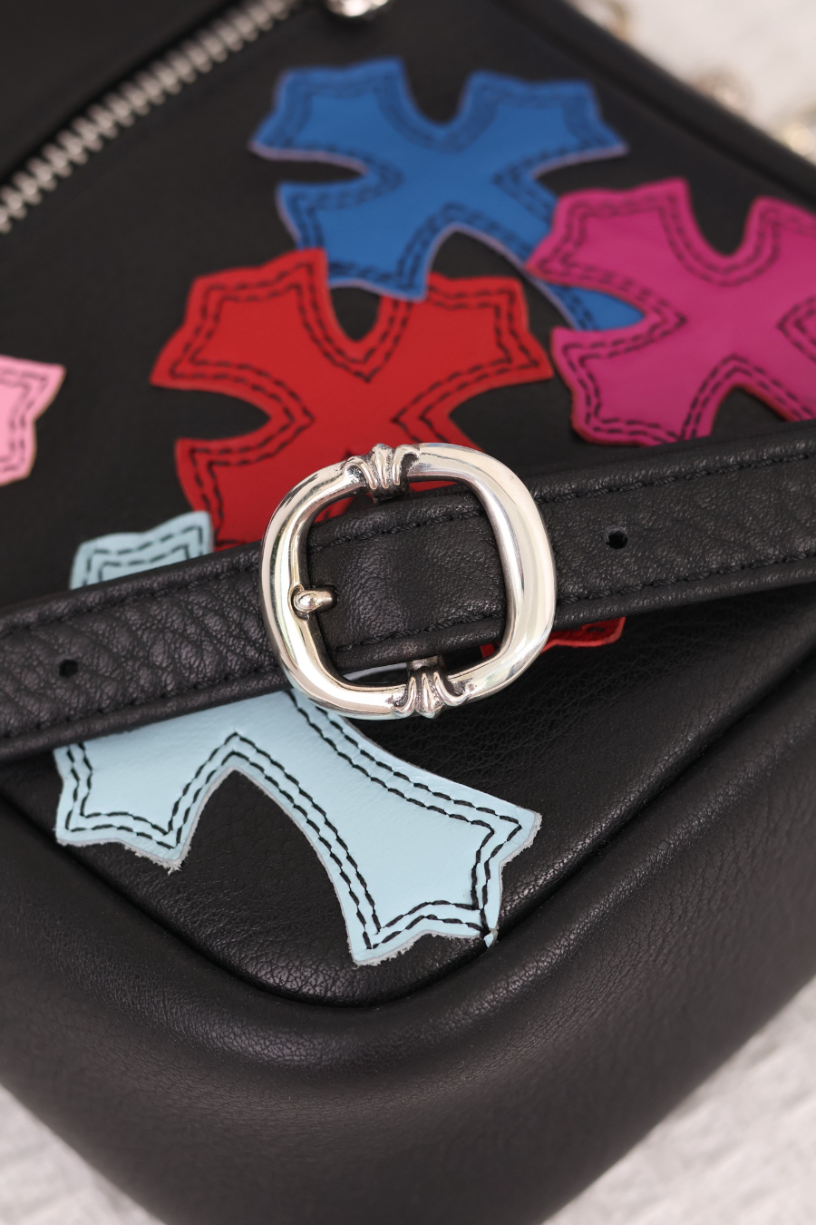 Chrome Hearts TAKA Color Patch Mini Crossbody 크롬하츠 타카 컬러 패치 미니 크로스바디 백 25