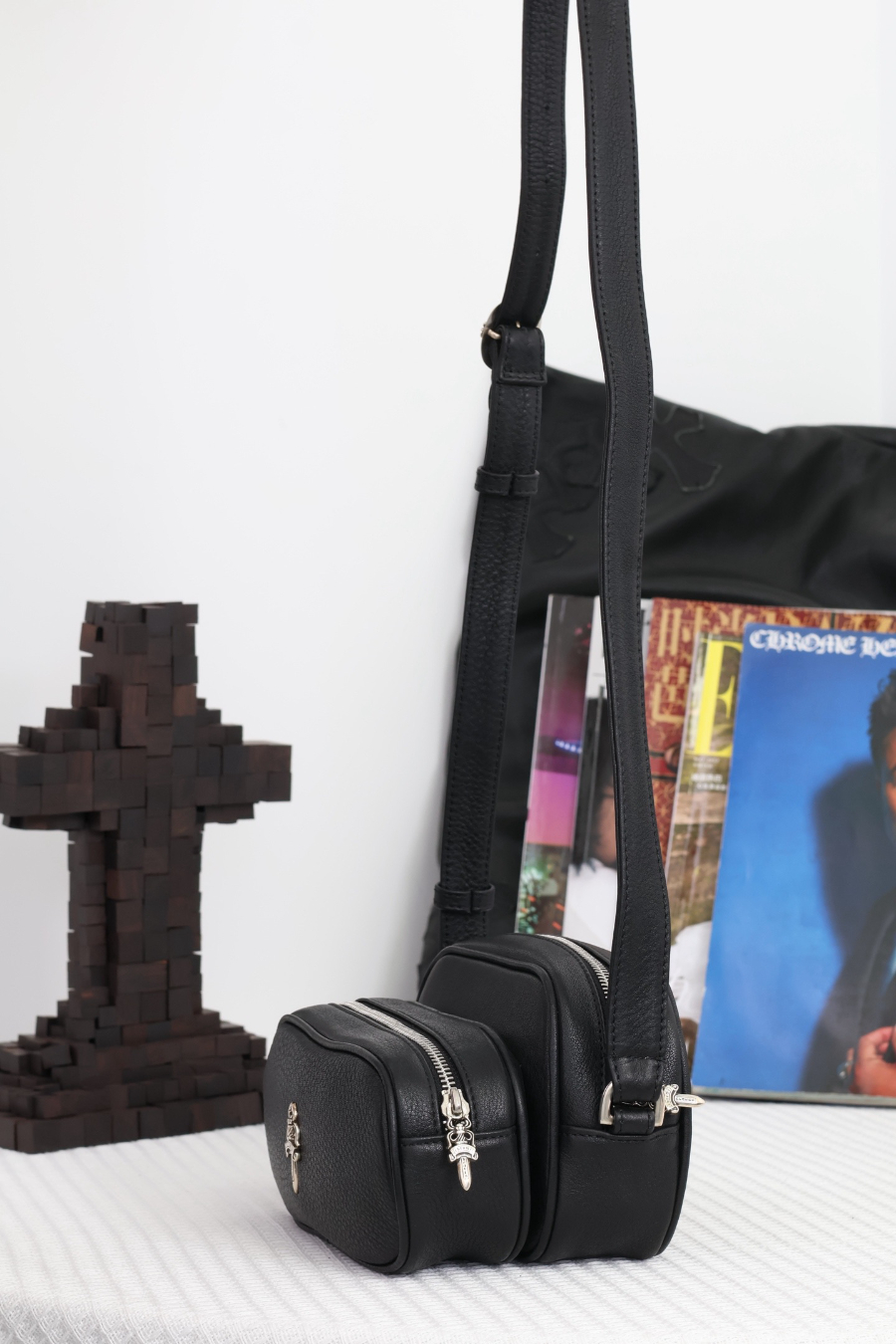 Chrome Hearts Double Pocket Camera Bag 크롬하츠 더블 포켓 카메라 백 12