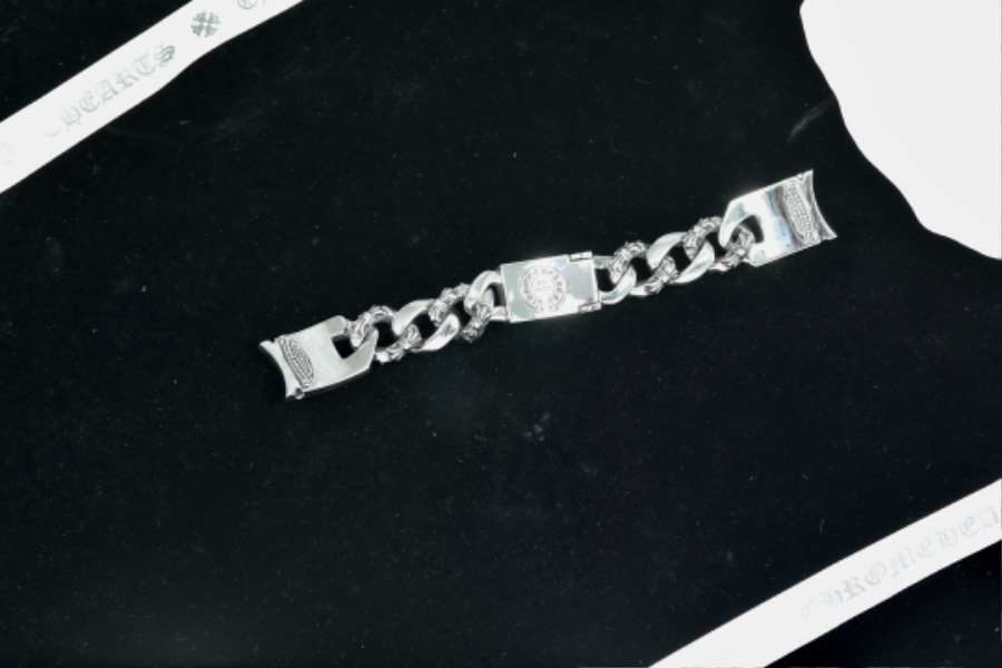 Chrome Hearts H073 Floral Link Bracelet  7