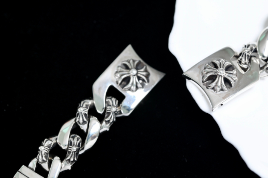 Chrome Hearts H073 Floral Link Bracelet  9