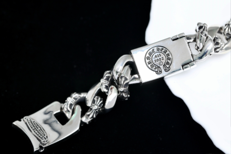 Chrome Hearts H073 Floral Link Bracelet  11