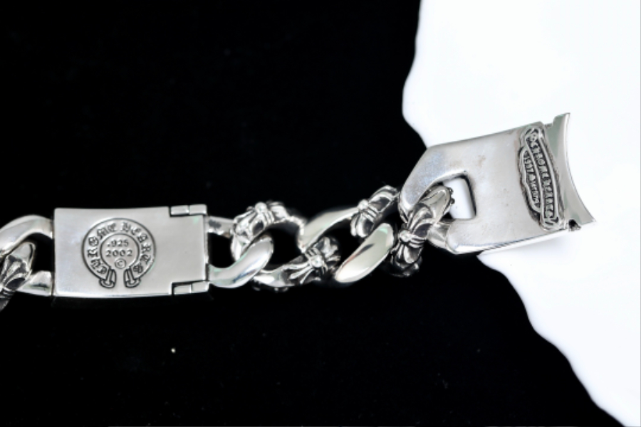 Chrome Hearts H073 Floral Link Bracelet  12