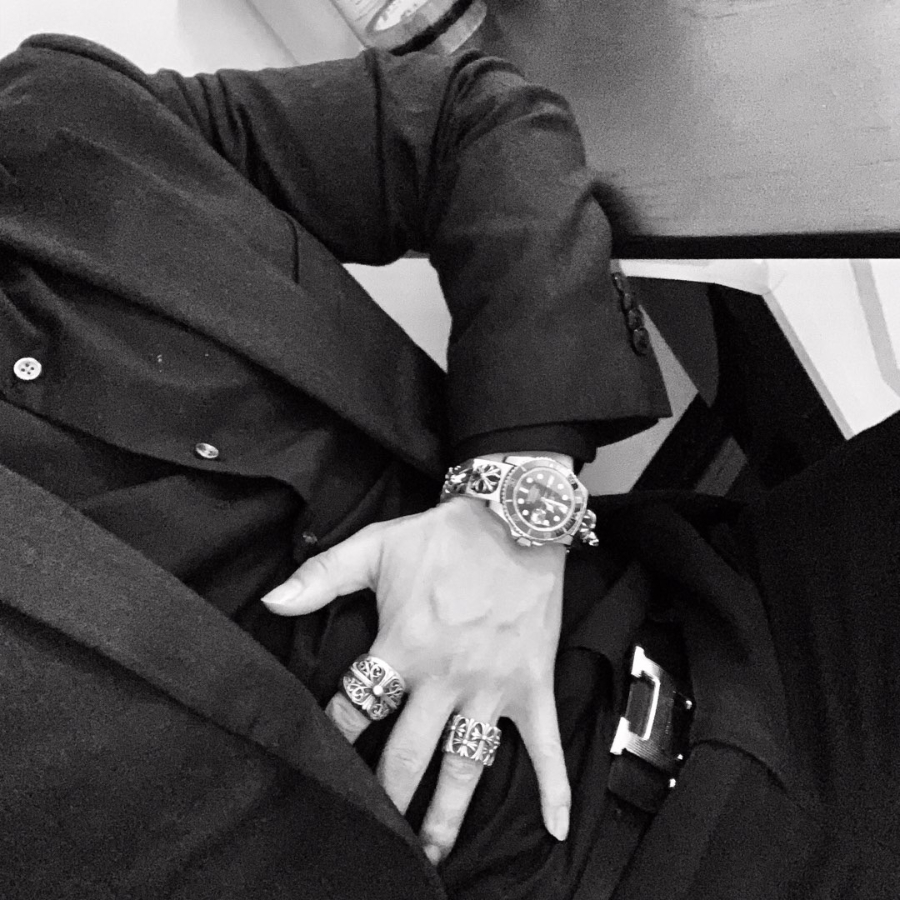 Chrome Hearts H045 Hook Floral Link Bracelet 크롬하츠 훅 플로럴 링크 브레이슬릿 3