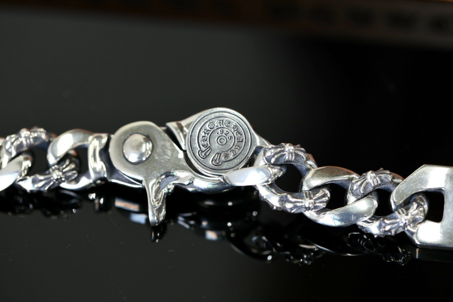 Chrome Hearts H045 Hook Floral Link Bracelet 크롬하츠 훅 플로럴 링크 브레이슬릿 14