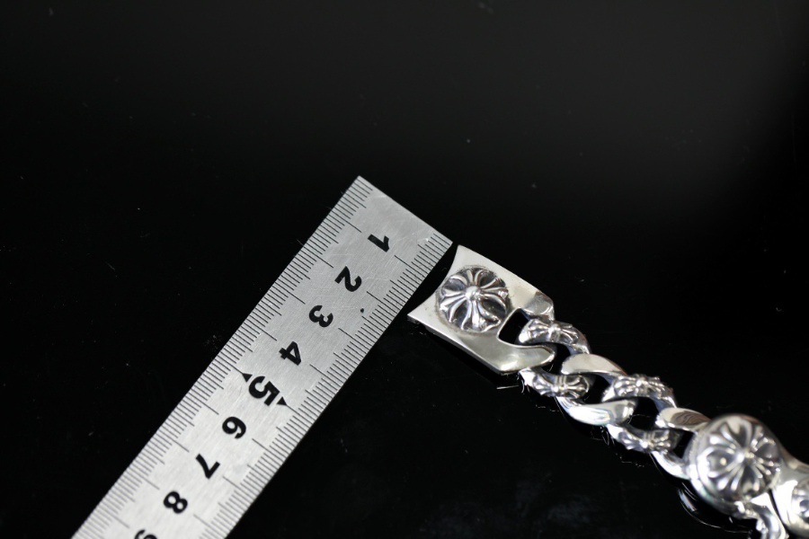 Chrome Hearts H045 Hook Floral Link Bracelet 크롬하츠 훅 플로럴 링크 브레이슬릿 16