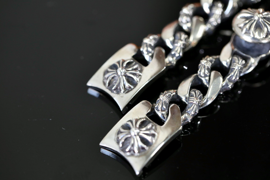 Chrome Hearts H045 Hook Floral Link Bracelet 크롬하츠 훅 플로럴 링크 브레이슬릿 15