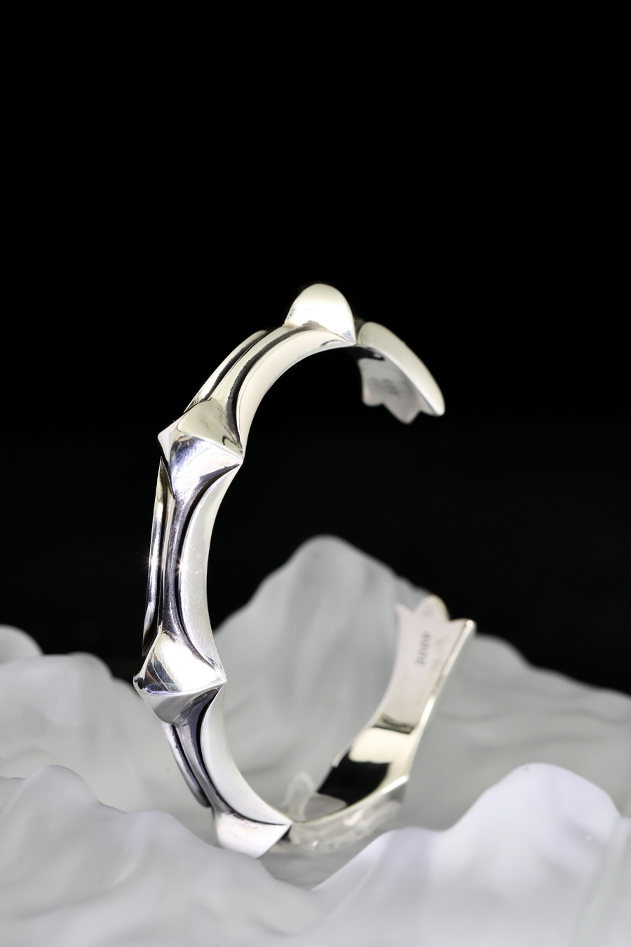 Chrome Hearts H072 Fishbone Open Cuff Bracelet 크롬하츠 피시본 오픈 커프 브레이슬릿 7