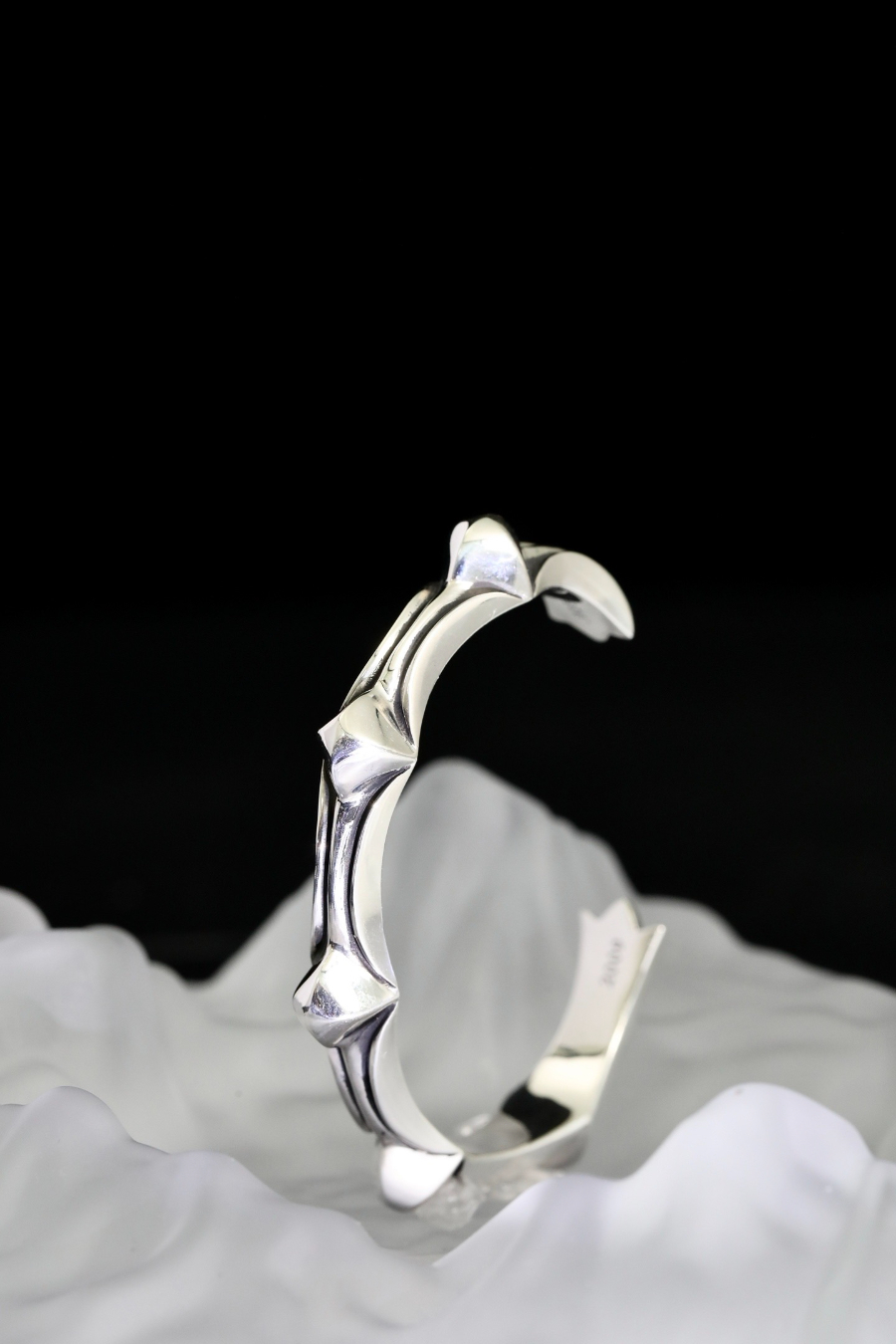 Chrome Hearts H072 Fishbone Open Cuff Bracelet 크롬하츠 피시본 오픈 커프 브레이슬릿 8