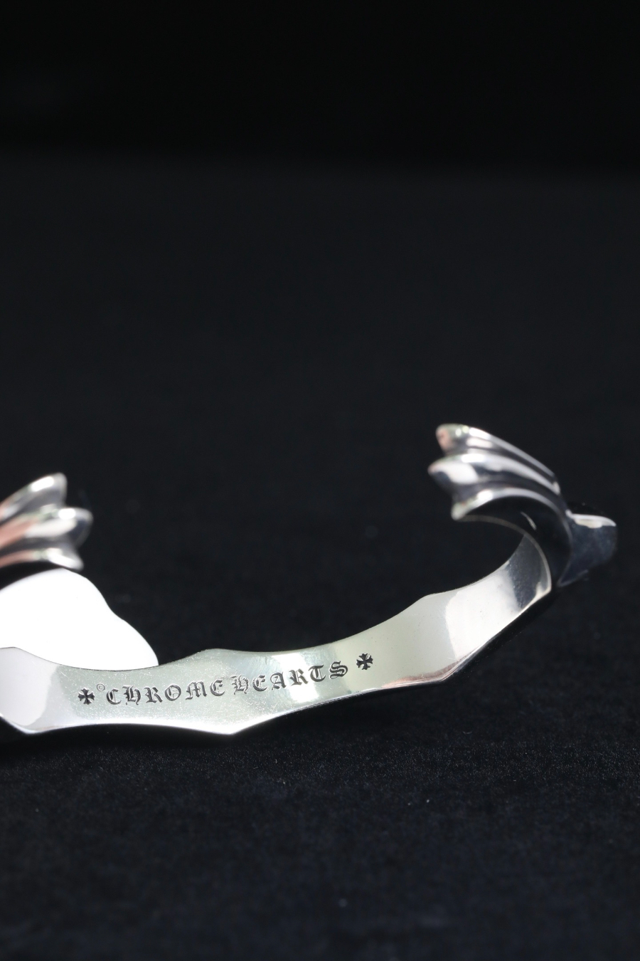 Chrome Hearts H072 Fishbone Open Cuff Bracelet 크롬하츠 피시본 오픈 커프 브레이슬릿 11