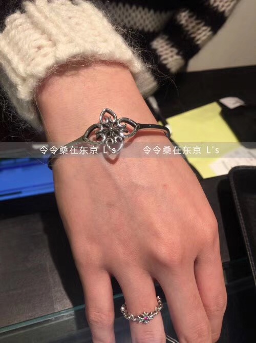 Chrome Hearts H048 Cross Open Bangle Bracelet 크롬하츠 크로스 오픈 뱅글 브레이슬릿 2
