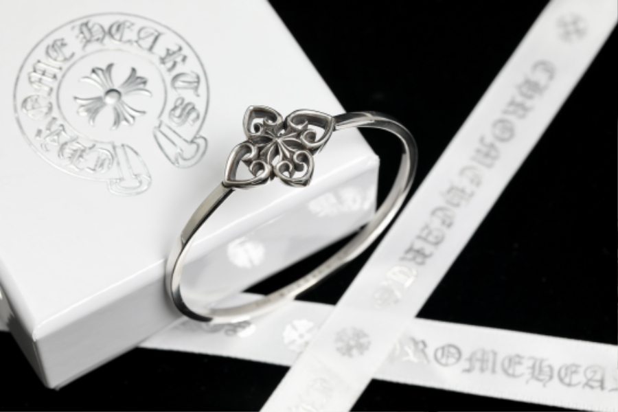 Chrome Hearts H048 Cross Open Bangle Bracelet 크롬하츠 크로스 오픈 뱅글 브레이슬릿 8