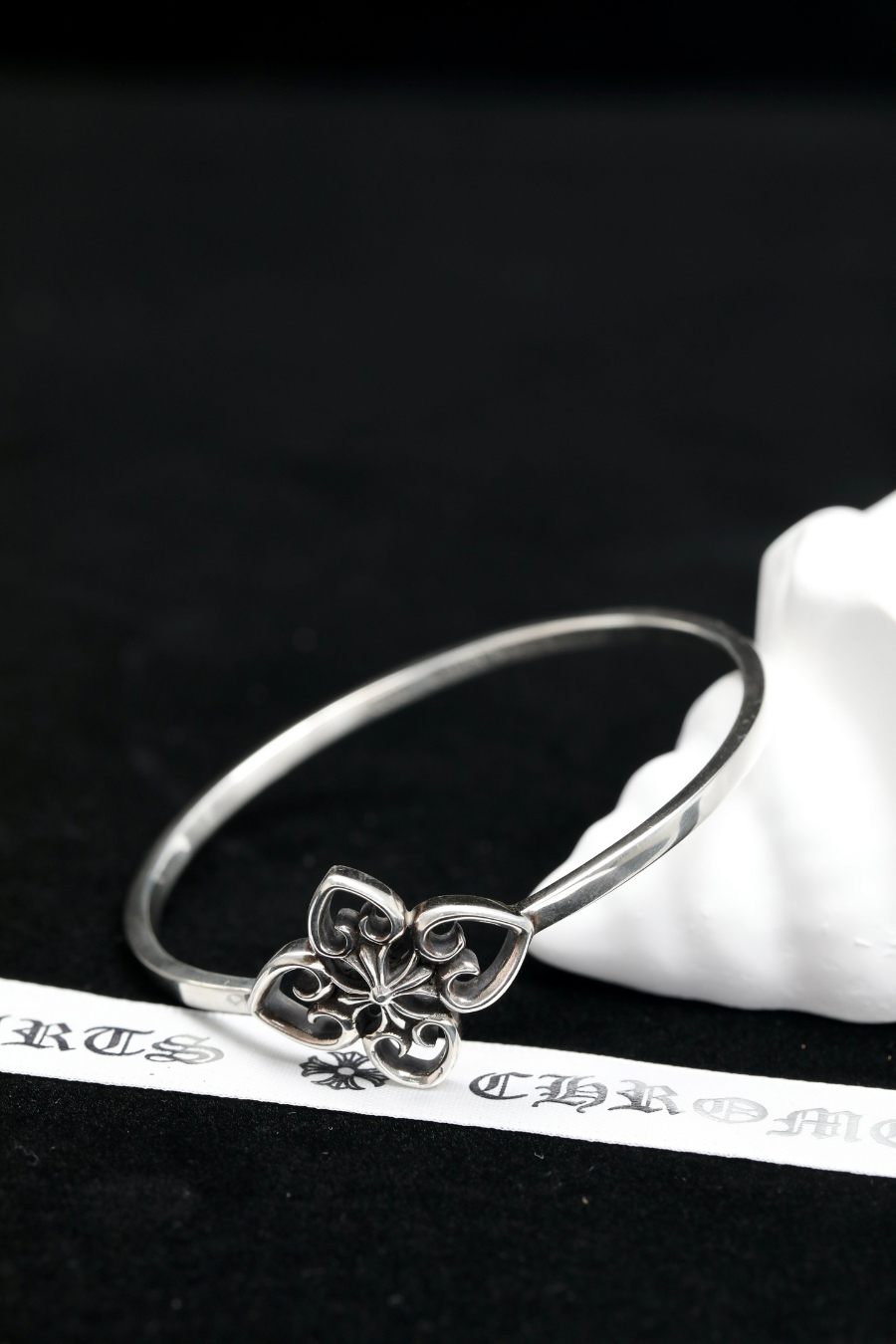 Chrome Hearts H048 Cross Open Bangle Bracelet 크롬하츠 크로스 오픈 뱅글 브레이슬릿 9