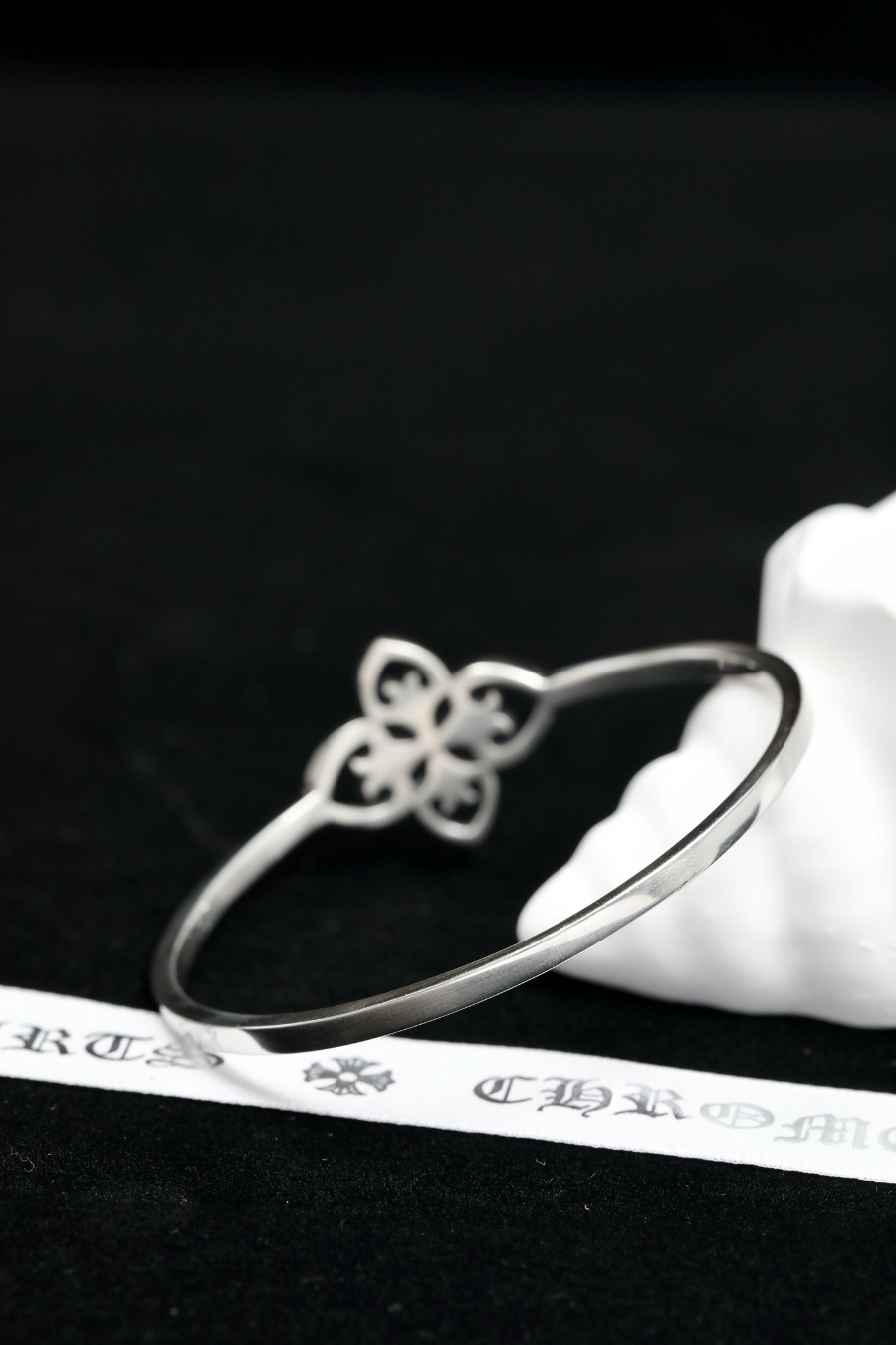 Chrome Hearts H048 Cross Open Bangle Bracelet 크롬하츠 크로스 오픈 뱅글 브레이슬릿 10