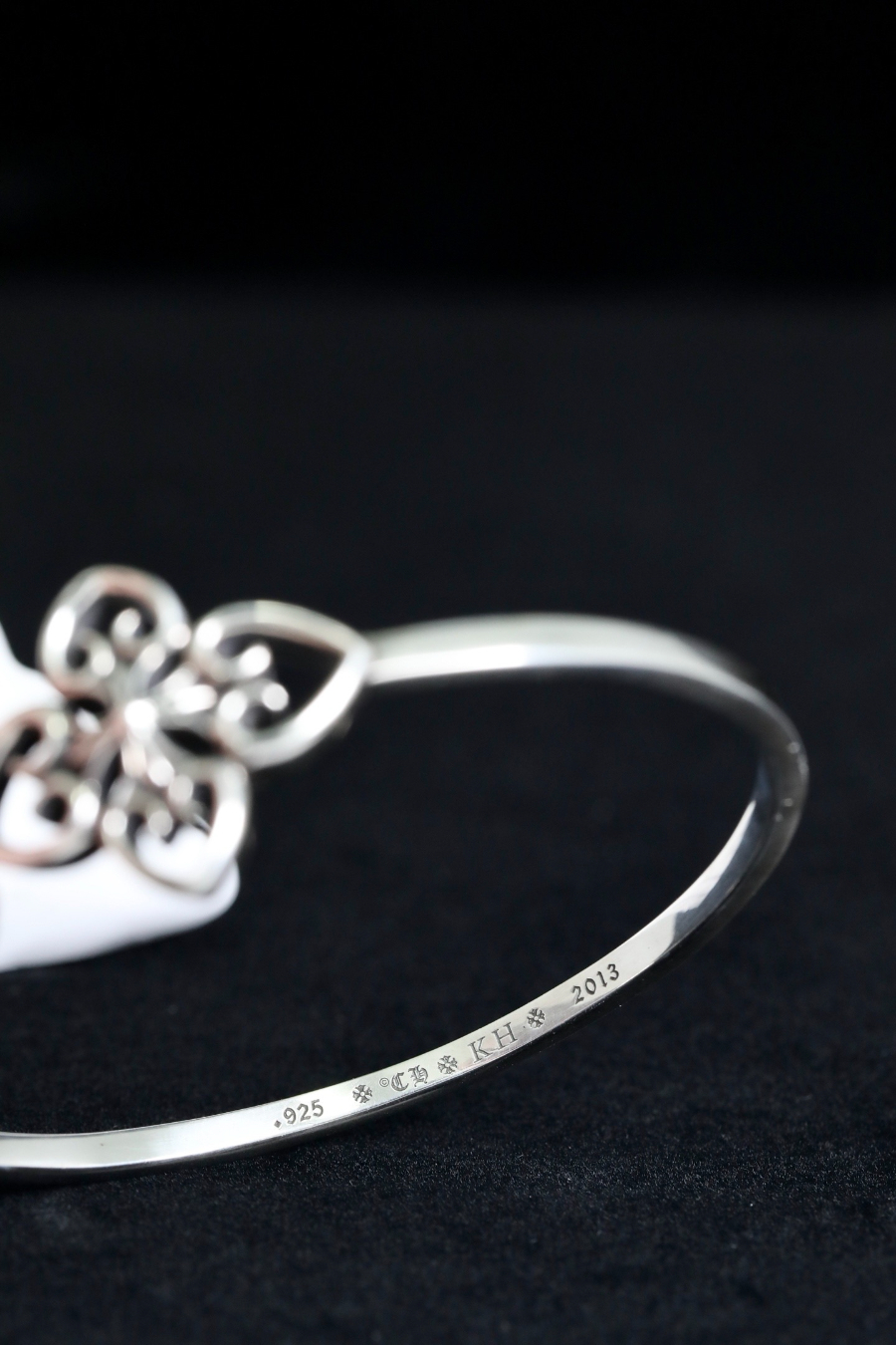 Chrome Hearts H048 Cross Open Bangle Bracelet 크롬하츠 크로스 오픈 뱅글 브레이슬릿 14