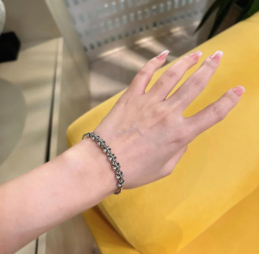 Chrome Hearts H042 Cross Open Cuff Bracelet 크롬하츠 크로스 오픈 커프 브레이슬릿 6