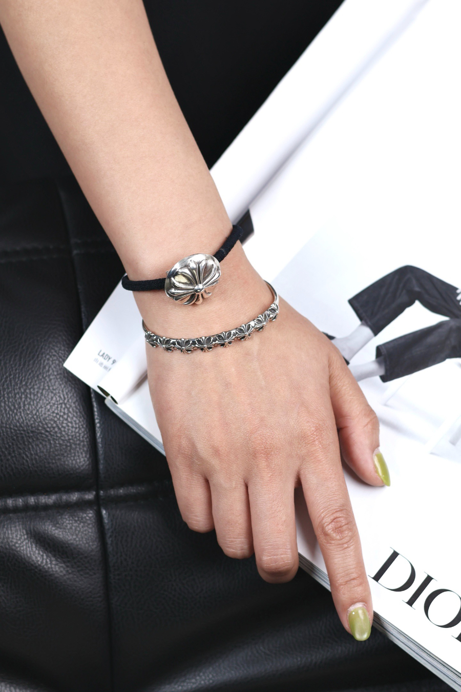Chrome Hearts H042 Cross Open Cuff Bracelet 크롬하츠 크로스 오픈 커프 브레이슬릿 8