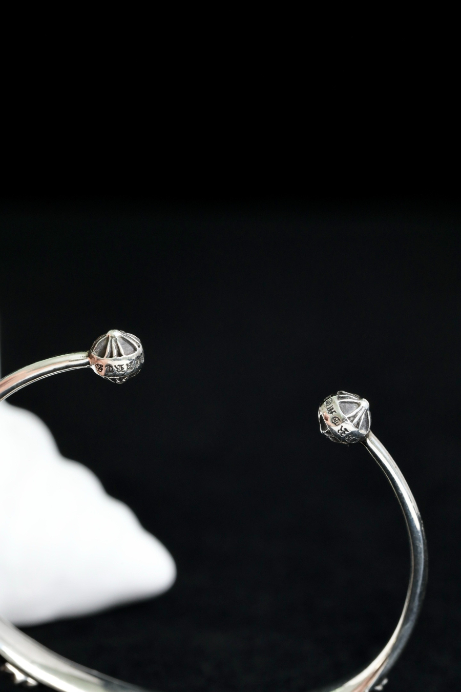 Chrome Hearts H042 Cross Open Cuff Bracelet 크롬하츠 크로스 오픈 커프 브레이슬릿 17