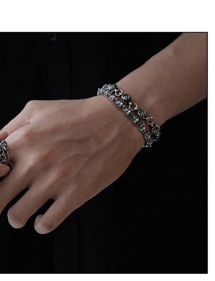 Chrome Hearts H010 Multi Cross Open Cuff Bracelet 크롬하츠 멀티 크로스 오픈 커프 브레이슬릿 6