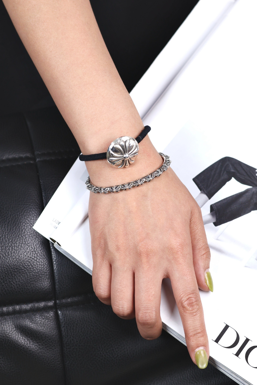 Chrome Hearts H010 Multi Cross Open Cuff Bracelet 크롬하츠 멀티 크로스 오픈 커프 브레이슬릿 8