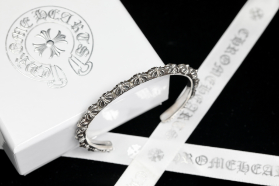 Chrome Hearts H010 Multi Cross Open Cuff Bracelet 크롬하츠 멀티 크로스 오픈 커프 브레이슬릿 10