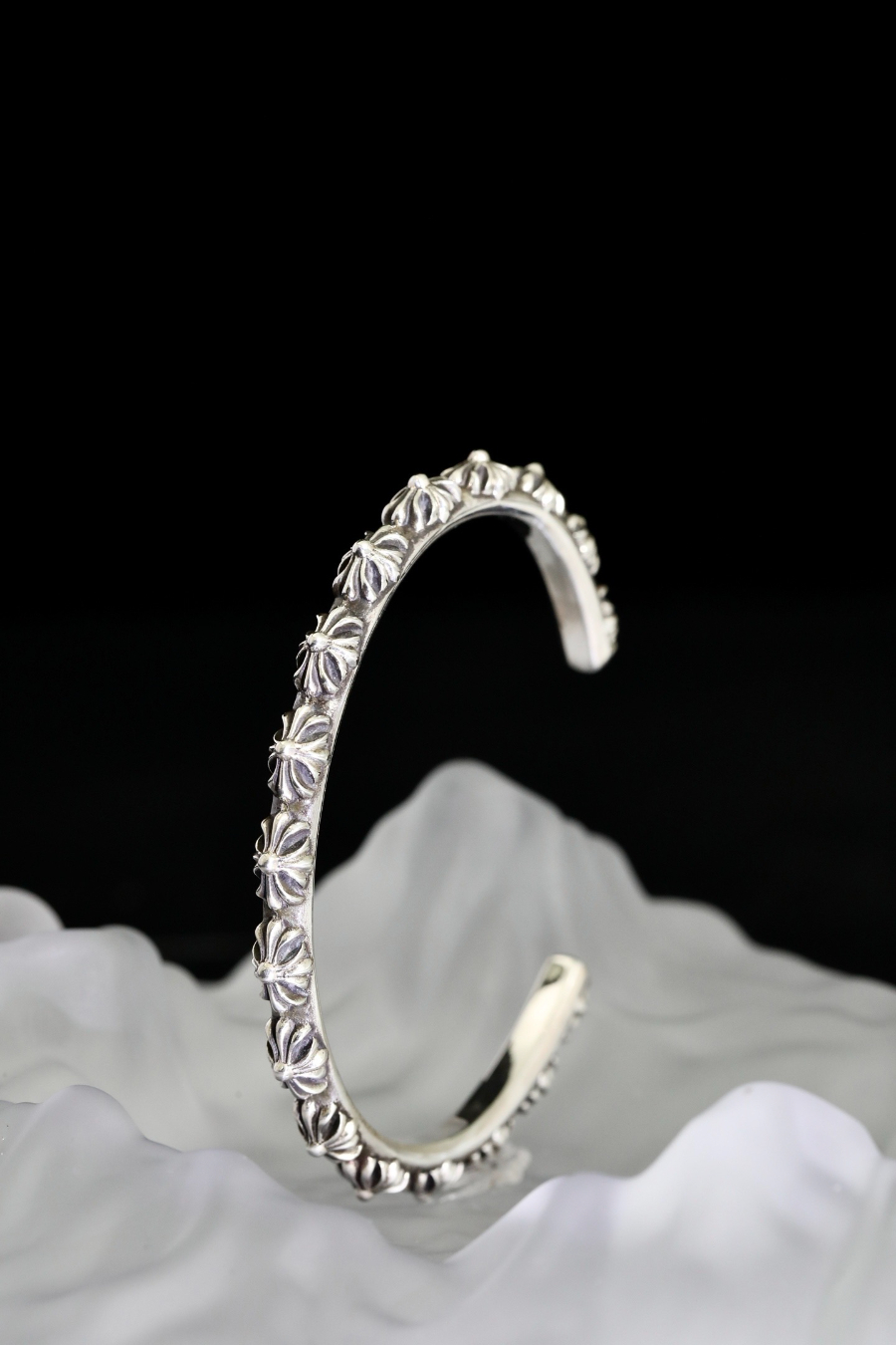 Chrome Hearts H010 Multi Cross Open Cuff Bracelet 크롬하츠 멀티 크로스 오픈 커프 브레이슬릿 11