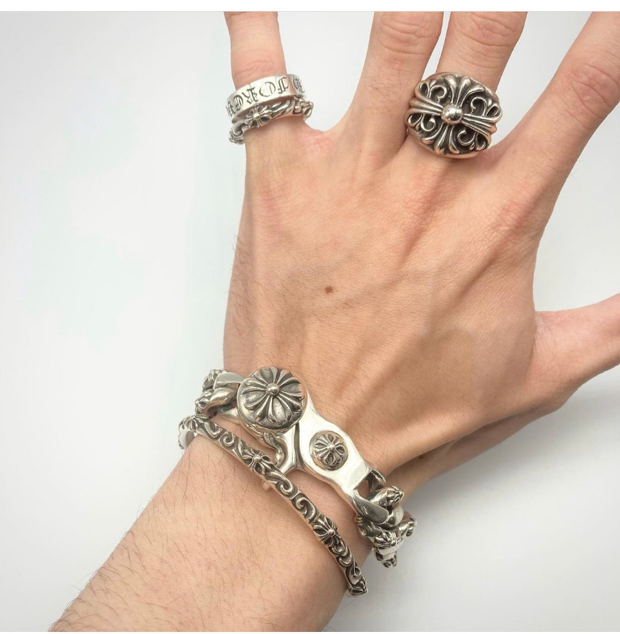 Chrome Hearts SBT Cuff Bracelet 크롬하츠 SBT 커프 브레이슬릿 7