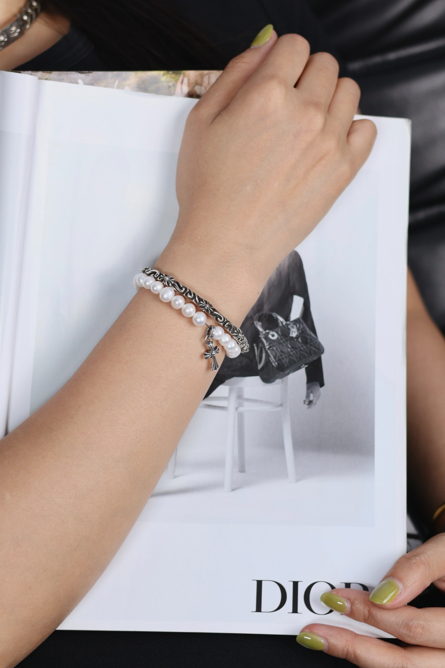 Chrome Hearts SBT Cuff Bracelet 크롬하츠 SBT 커프 브레이슬릿 8