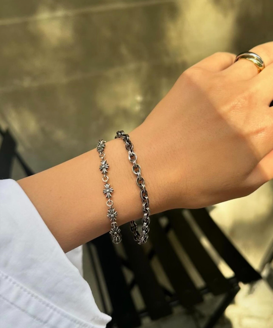 Chrome Hearts Alphabet Chain Bracelet 크롬하츠 알파벳 체인 브레이슬릿 7