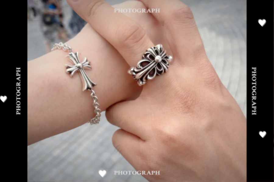 Chrome Hearts Lobster Clasp Cross Chain Bracelet 크롬하츠 랍스터 클라스프 크로스 체인 브레이슬릿 7