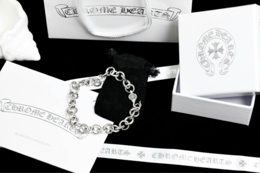 Chrome Hearts Single Round Link Bracelet 크롬하츠 싱글 라운드 링크 브레이슬릿 1